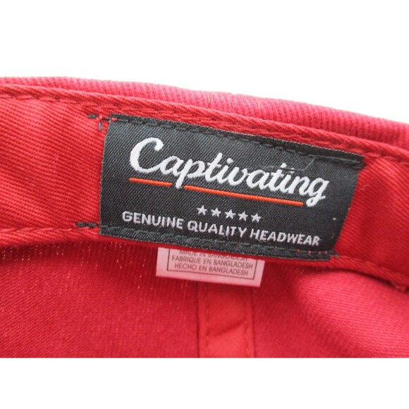 Stanford Cardinal Hat Cap Strap Back One Size Red Black College Football Mens - Picture 8 of 9